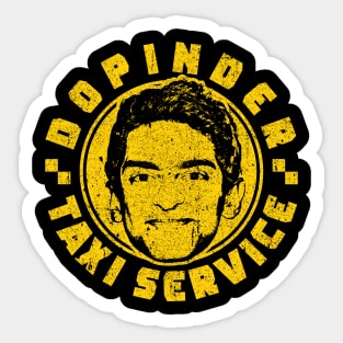 Dopinder Taxi Service (Variant) Sticker